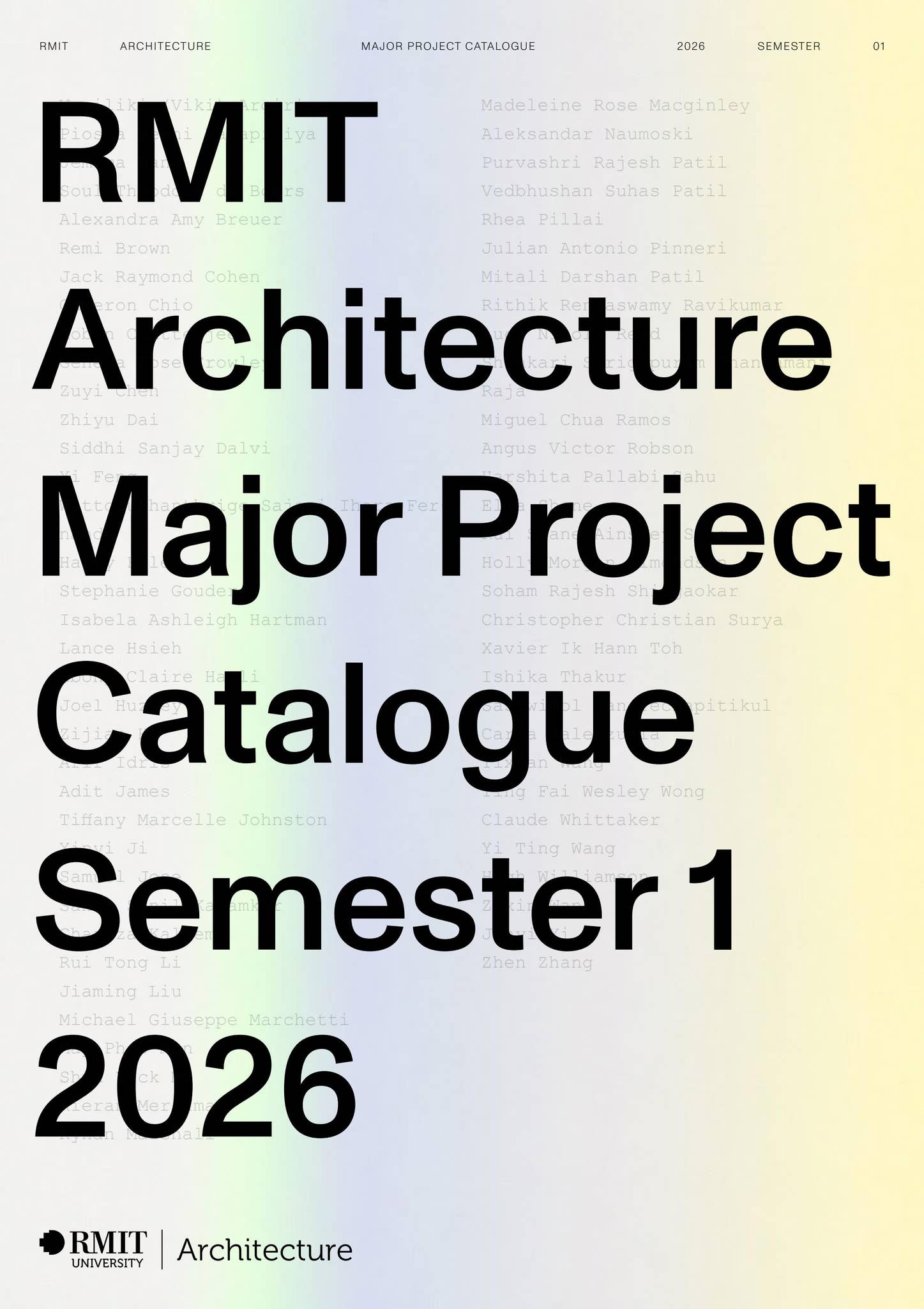 RMIT Architecture - Major Project Catalogue Semester 1 2026 by RMIT ...