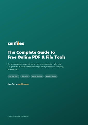 The Complete Guide to Free Online PDF & File Tools (2026)