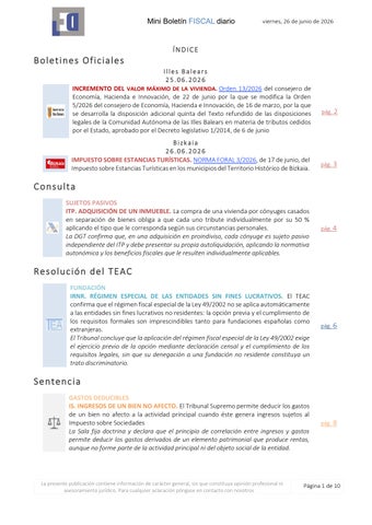 Mini Boletín FISCAL 26/06/2026 - www.gabinetedelaorden.com