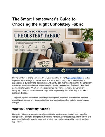 The Smart Homeowner's Guide to Choosing the Right Upholstery Fabric (1)