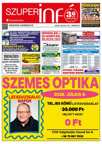 Nógrád Megyei Szuperinfó 2026/27