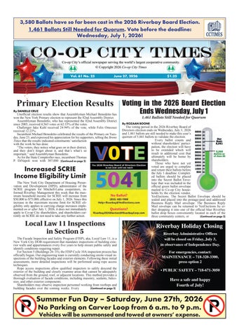 Co-op City Times 06-27-26