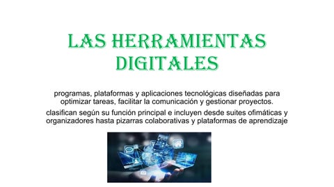 Las herramientas digitales laura