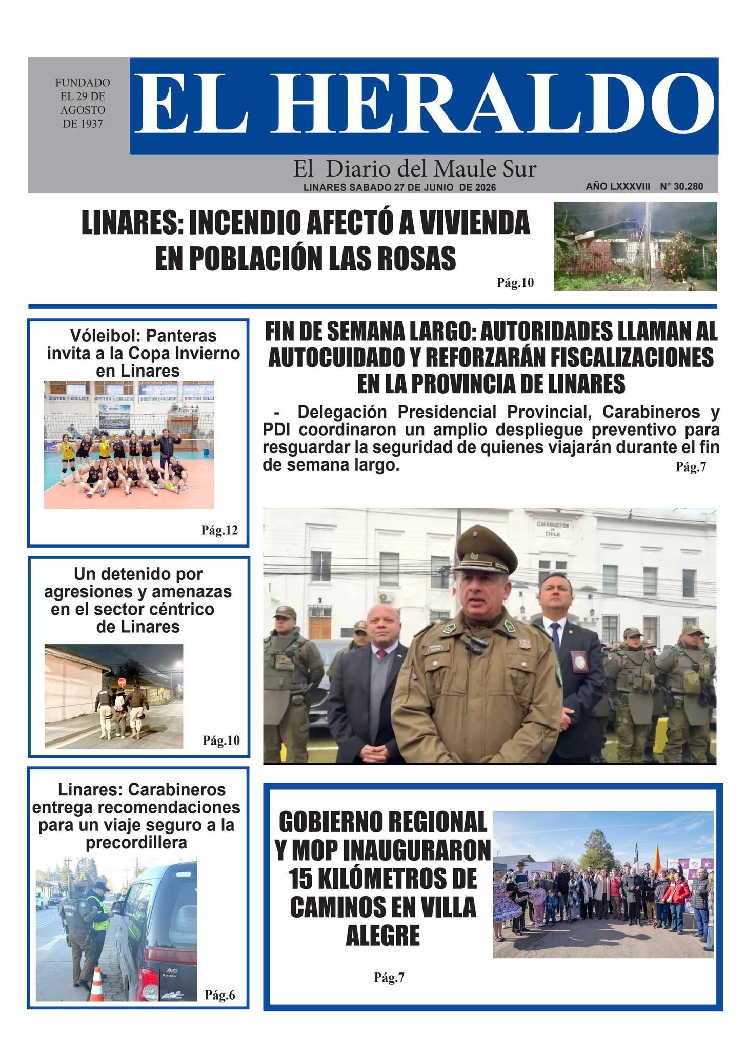 Sabado 27 de junio 2026