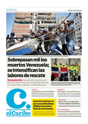 elCaribe 27 junio 2026