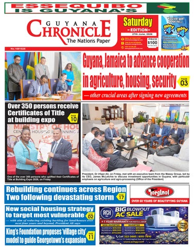 Guyana Chronicle E-Paper 27-06-2026