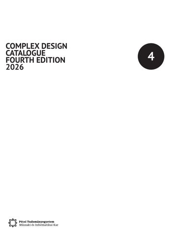 Complex Design Catalogue Fourth Edition 2026