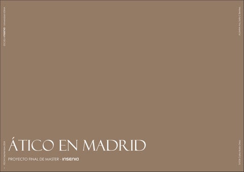 Proyecto final de interiorismo en Madrid: reforma de ático familiar | Sofía Benítez | Insenia