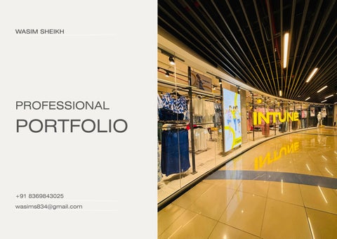 Wasim Sheikh | Retail Architecture & Space Planning Portfolio