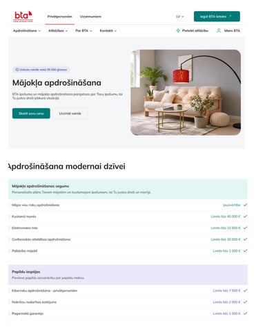 BTA.lv Mājokļa Apdrošināšana