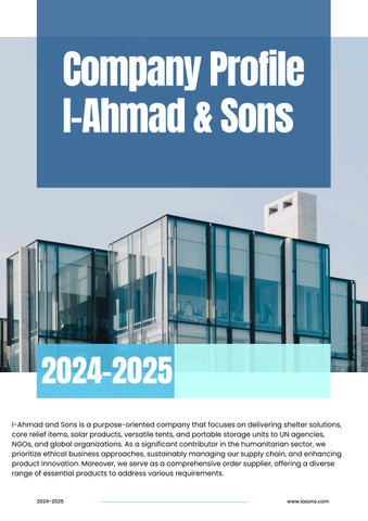 I Ahmad And Sons Company Profile