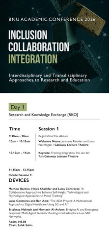 BNU ACADEMIC CONFERENCE 2026