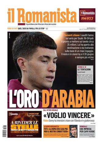 Il Romanista del 28 giugno 2026