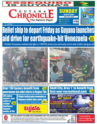 Guyana Chronicle E-Paper 28-06-2026