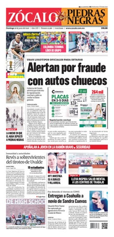 Piedras Negras 28 de junio de 2026