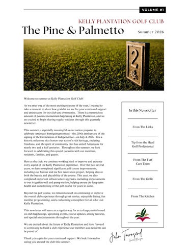 The Pine & Palmetto Volume One