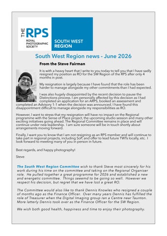 SW Region News June 2026