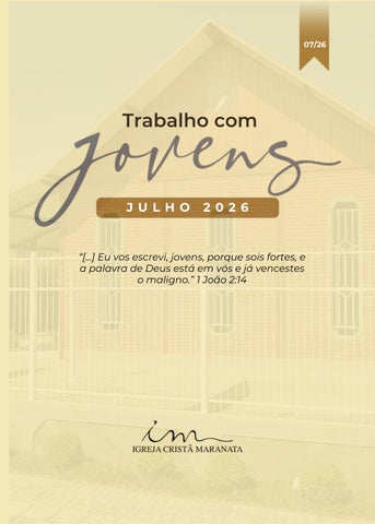 Apostila Jovens - Julho | 2026