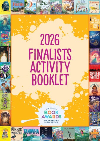 NZ Book Awards for Children & Young Adults 2026 Finalists Activity Booklet