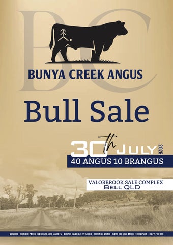Bunya Creek Angus & Brangus Bull Sale 2026
