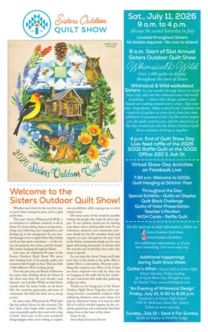 Sisters Outdoor Quilt Show 2026