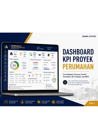 Dashboard KPI Proyek Perumahan untuk Developer