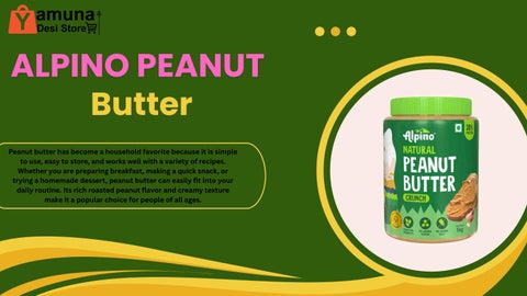 Alpino Peanut Butter – Smooth & Crunchy Peanut Spread for Everyday Use