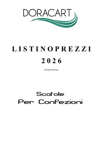 listino confezioni natalizie 2025