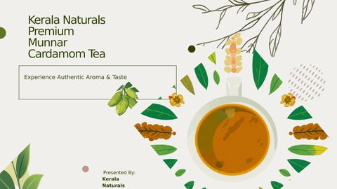 Kerala Naturals Munnar Cardamom Tea PPT