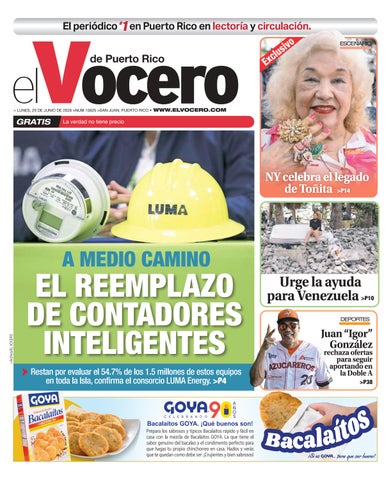 EL VOCERO | Edición lunes, 29 de junio de 2026 