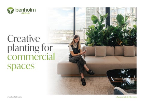 Creative Planting for Commercial Spaces