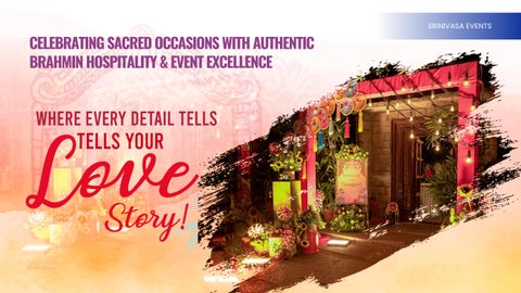 Celebrating Sacred Occasions with Authentic Brahmin Hospitality & Event Excellence