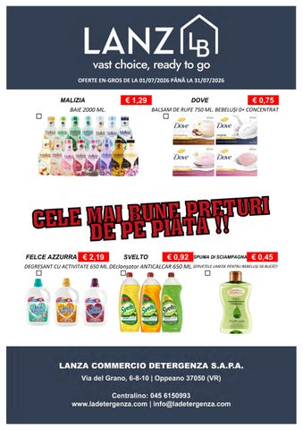 OFERTE IULIE 2026