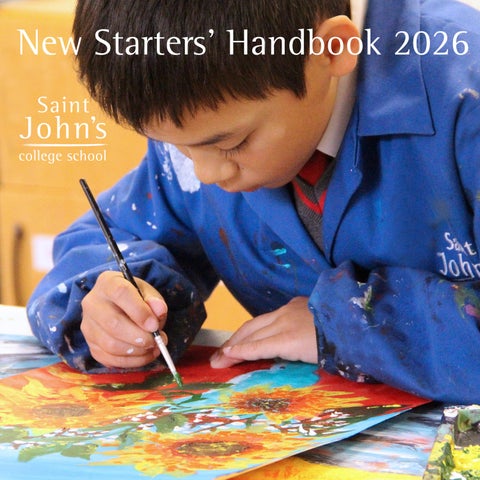 St John's New Starters Handbook 2026