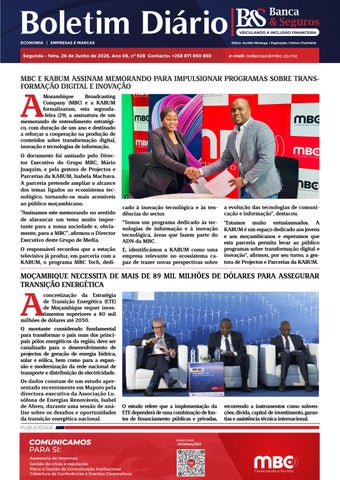 BOLETIM BANCA & SEGUROS 29.06.2026