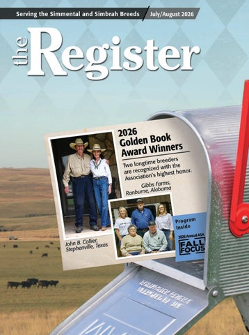 the Register, July/August 2026