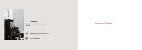 Izza Rehan (academic portfolio)