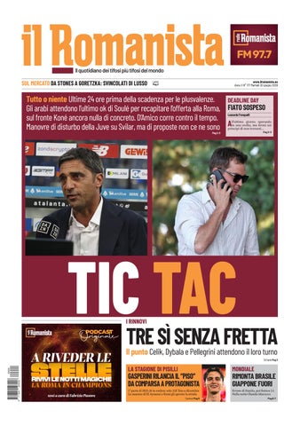 Il Romanista del 30 giugno 2026