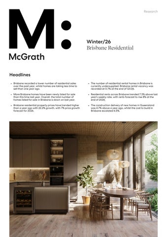 McGrath Research | Brisbane Winter Property Report 2026