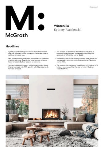McGrath Research | Sydney Winter Property Report 2026