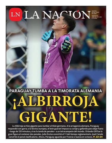 DIARIO LA NACIÓN - EDICIÓN 11.296