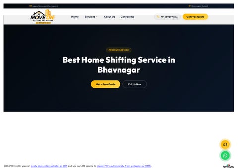 Best Home Shifting Service In Bhavnagar