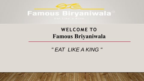 Famous Biryani Thane