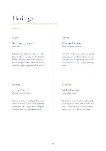 Sophie Conran Consumer 沙发 目录 英国 June 29 2026 第 12 页