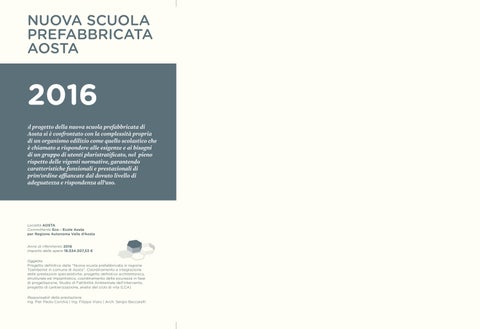 Scuola prefabbricata in Regione Tzamberlet - Aosta