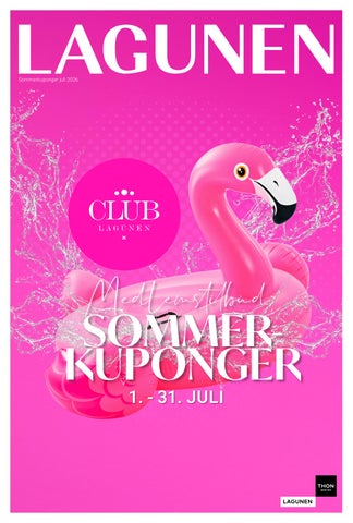 Sommerkuponger 1.-31. juli 2026 Lagunen