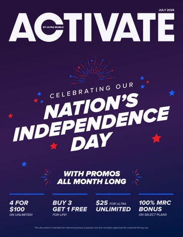 Ultra Mobile Activate July 2026
