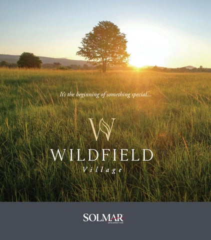Solmar Development - Wildfield Village Community Brochure