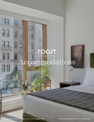 ROOST White House Accommodation Brochure