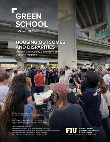 Housing Outcomes and Disparities in Miami-Dade County's Innovative Street Outreach Programs